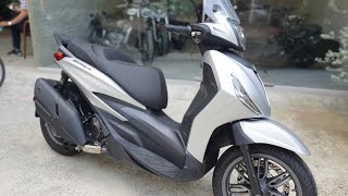 PIAGGIO BEVERLY 400 HPE BLACK  FIRST START [upl. by Heppman]