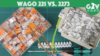 WAGO Serie 221 vs 2273  Welche Klemme ist für wen die richtige  VERGLEICH  REVIEW [upl. by Lionello83]