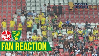 Norwich City Fan Reaction  1 FC Kaiserslautern vs Norwich City  The Pink Un [upl. by Freiman]