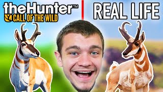 Pronghorn Hunting in Game VS Real Life [upl. by Ettedanreb]