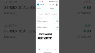 sharemarket stockmarket scalpinglive liveprofit todaytrade sensex viralshort short trading [upl. by Eireva]