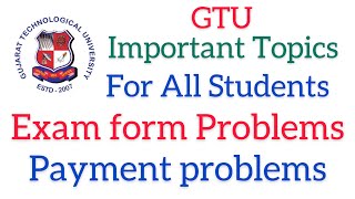 GTU Exam Form Problems  GTU exam news today  GTU news today  GTU  GTU news  GTU exam form [upl. by Ahsilif]