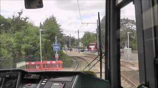 London Tramlink Cab Ride  Elmers End to West Croydon [upl. by Aria]