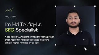 Top rated SEO Expert Toufiq [upl. by Akkire]