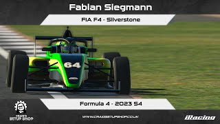 iRacing  23S4  FIA F4  Formula 4  Silverstone  FS [upl. by Ecilef187]