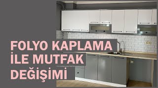 Folyo Kaplama ile Mutfak Yenileme [upl. by Amedeo341]