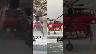 firefighting planes filling its tanks with water [upl. by Diannne]