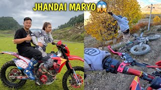 JHANDAI MARYO😱 MUSTANG MA OFFROADING GARDA  MUKTINATH MANDIR  MUSTANG 2024 [upl. by Vito115]