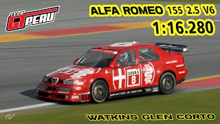 RETO SEMANAL  WATKINS GLEN  ALFA ROMEO 155 25 V6  GT7 [upl. by Cressy]