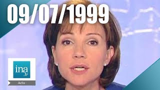 20h A2 du 9 juillet 1999  Nouvelle polémique dans laffaire du sang contaminé  Archive INA [upl. by Verner987]