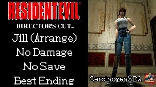 Stream Cut Resident Evil Directors Cut  No Save No Damage  Jill Arrange Mode Best Ending [upl. by Auhoj]