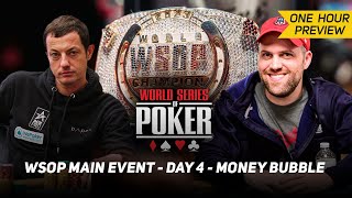 WSOP Main Event Day 4 Money Bubble with Tom Dwan amp Barstool NatePREVIEW [upl. by Montagna]