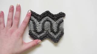 Knit Tips The Centered Stacked Decrease [upl. by Nosac]