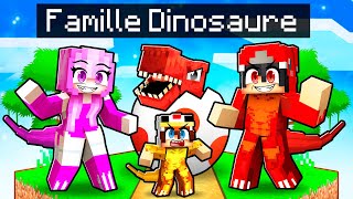 Adopté par une FAMILLE de DINOSAURE sur Minecraft [upl. by Jezrdna493]