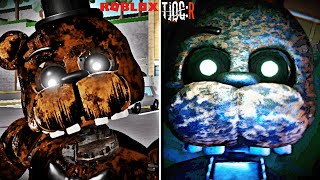 Archived Nights vs The Joy Creation Reborn Jumpscare Comparison  Roblox [upl. by Leodora]