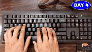 Learn English Typing in 10 Days  Day 4  Free Typing Lessons  Touch Typing Course Tech Avi [upl. by Coke]