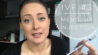 IVF 3  MENOPUR INJECTION [upl. by Merril]