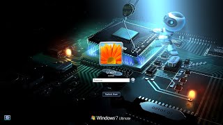 Change Windows 7 Logon Screen Background NO SOFTWARE [upl. by Faden]