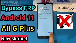 How To Bypass Frp Gplus P10  P10 Plus  Q10  T10  X10 android 11 Without Pc Apk Not Installed [upl. by Cotter]