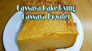 How to Make Cassava Cake Using Cassava Powder food yummy cooking [upl. by Kcirdderf772]