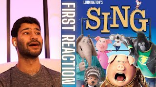 Watching Sing 2016 FOR THE FIRST TIME  Movie Reaction [upl. by Nilrak]