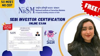 SEBI Investor Certification Examination by NISM How to enroll amp syllabus ✅👍 nismexam sebi [upl. by Atekihc]