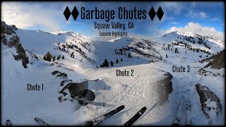 Garbage Chutes 13 throughout the 2223 season off Headwall at Squaw  Episode Highlights [upl. by Keheley]