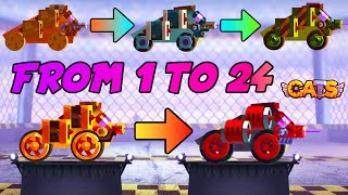 INSTANT PROMOTING FROM STAGE 1 TO STAGE 24 in CATS Crash Arena Turbo Stars [upl. by Arodal546]