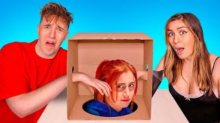 WHATS IN THE BOX CHALLENGE WITH MY GIRLFRIEND [upl. by Annayd]