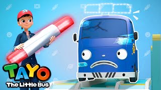 Car Repair Shop Song🛠️  Tayo Rescue Team Song  Song for Kids  Tayo the Little Bus [upl. by Hcurab]