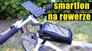 LYNXER uchwyt rowerowy na telefon oraz sakwa na smartfon [upl. by Atiral]