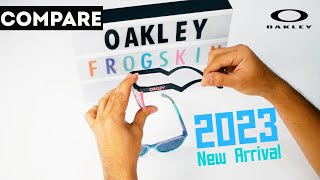 Compare  เปรียบเทียบ 2 รุ่นมาใหม่ 2024 Oakley Frogskin Range VS Oakley Frogskin Hybrid [upl. by Brietta]