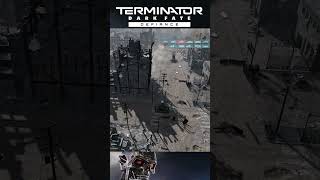 Terminator Dark Fate Defiance Sherman Railgun Tank gaming pc rts terminator shorts [upl. by Isoj]