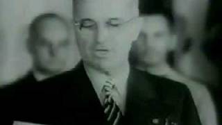 President Truman reads the Japanese Surrender 1945 [upl. by Symon]