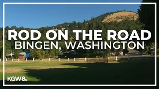 Huckleberry Festival draws crowds to small town of Bingen Washington  Rod on the Road [upl. by Ylevol]