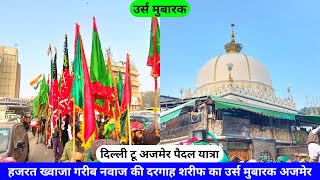 Ajmer Urs 2024 Delhi To Ajmer Paidal Yatra Hazraz Khwaja Garib Nawaz Ki Dargah Sharif hazrul remo [upl. by Aubrey601]