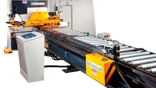 KINGSLAND CNC Punch Cutting Line for Flat Bar [upl. by Aliban]