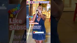 😮She said quotThis Is Livequot💘 NYC Girl Rocks the Street🔥Random Street Singing🍀Keyshia Cole  Love [upl. by Gord804]