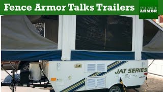 2008 Jayco Jay Series 806 PopUp Trailer Set Up Plumbing Heating Etc  Fence Armor [upl. by Skcirdnek]