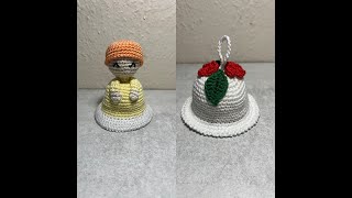 Tuto poupée réversible cloche de Noël au crochet spécial gaucher AlextitiaTutoCrochet [upl. by Slohcin355]