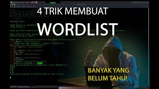 4 Cara Mudah Membuat Wordlist untuk Password Cracking [upl. by Connelley]