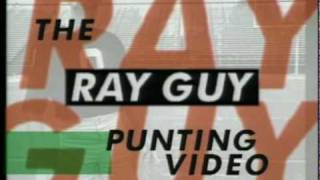 How to Punt a Football  Ray Guy Punting Video  How to Punt a Football with Ray Guy [upl. by Suirauqram]