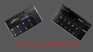 POD GO VS FIREHAWK FX Sound Compare Review No talk รีวิว [upl. by Savdeep57]