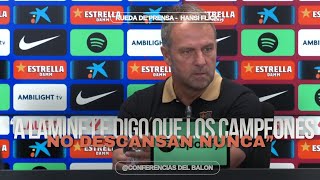 BARÇA  Rueda de prensa de Hansi Flick  Previa GIRONA vs FC BARCELONA  LaLiga  Jornada 5 [upl. by Ibur519]