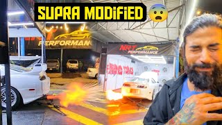 Finally Apni Supercar Supra MK4 Full Modify Hogai Loudest Exhaust Ke Sath Dubai Mai 😱 [upl. by Jonati598]