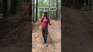 Steep mtb jumps mtb mountainbike mtblife bike howto mtbjumps [upl. by Cavit]