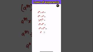 Laws of Exponents shorts exponents [upl. by Ner363]