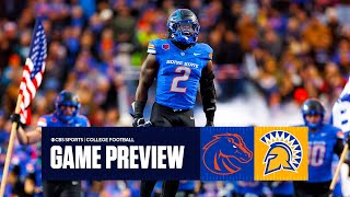 College Football Week 12 No 13 Boise State vs San Jose State  Game Preview [upl. by Aeel]