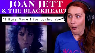 SHE ABSOLUTELY CRUSHED THIS First Time Hearing Joan Jett  I Hate Myself For Loving You Reaction [upl. by Dione]