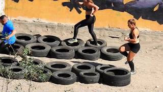 Carrera de obstaculos Mencey 2019 El Medano Tenerife [upl. by Enrahs]